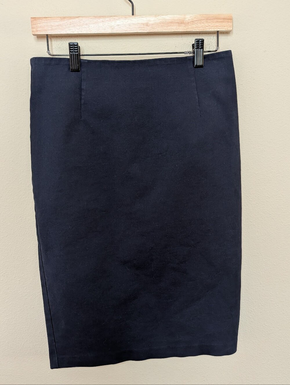 Boden Navy Pencil Skirt Red Trim Size 8 US